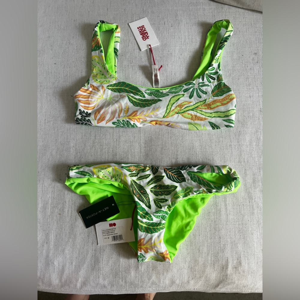 Unworn lime green/safari suit!